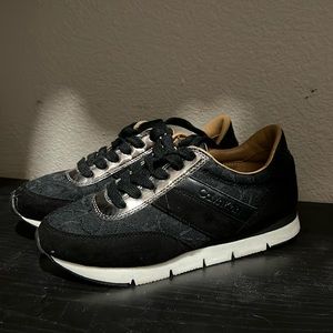 Used Calvin Klein black sneakers size 6.5